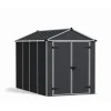Canopia Rubicon Casetta Da Giardino in Policarbonato Ultra Resistente 303X185X217 cm Grigio Scuro