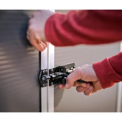 Canopia Rubicon Casetta Da Giardino in Policarbonato Ultra Resistente 303X185X217 cm Grigio Scuro