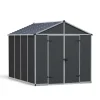 Canopia Rubicon Casetta Da Giardino in Policarbonato Ultra Resistente 303X237X235 cm Grigio Scuro