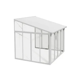 Canopia San Remo Pergola Chiusa in Alluminio 3X3 m Bianco