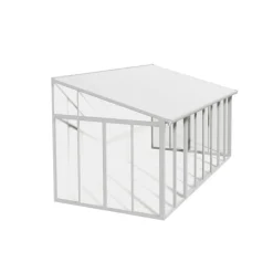 Canopia San Remo Pergola Chiusa in Alluminio 3X5.6 m Bianco