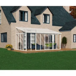 Canopia San Remo Pergola Chiusa in Alluminio 3X5.6 m Bianco