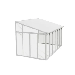 Canopia San Remo Pergola Chiusa in Alluminio 3X4.4 m Bianco