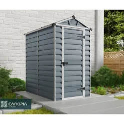 Canopia Skylight Casetta Da Giardino in Policarbonato 176X120X203 cm Grigio