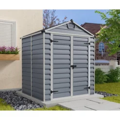 Canopia Skylight Casetta Da Giardino in Policarbonato 154X185X217 cm Grigio