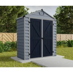 Canopia Skylight Casetta Da Giardino in Policarbonato 90X185X217 cm Grigio Deco