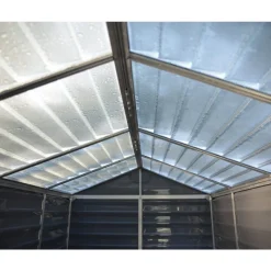 Canopia Skylight Casetta Da Giardino in Policarbonato 90X185X217 cm Grigio Deco