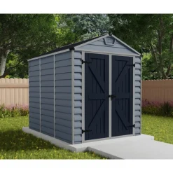 Canopia Skylight Casetta Da Giardino in Policarbonato 229X185X217 cm Grigio Deco