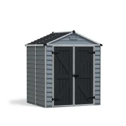 Canopia Skylight Casetta Da Giardino in Policarbonato 154X185X217 cm Grigio Deco