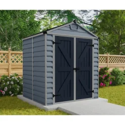 Canopia Skylight Casetta Da Giardino in Policarbonato 154X185X217 cm Grigio Deco