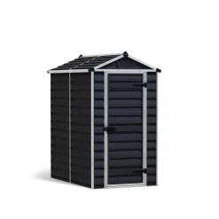 Canopia Skylight Casetta Da Giardino in Policarbonato 176X120X203 cm Grigio Scuro