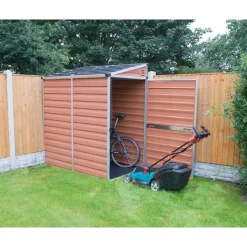 Canopia Skylight Casetta Da Giardino in Policarbonato 176X120X203 cm Ambra