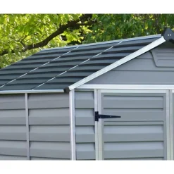 Canopia Skylight Casetta Da Giardino in Policarbonato 90X185X217 cm Grigio