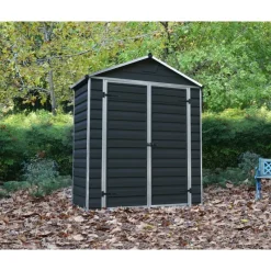 Canopia Skylight Casetta Da Giardino in Policarbonato 90X185X217 cm Grigio Scuro