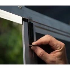 Canopia Yukon Casetta Da Giardino in Policarbonato 395X332X252 cm Grigio Pavimento Incluso