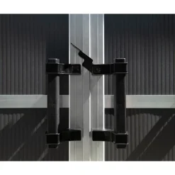 Canopia Yukon Casetta Da Giardino in Policarbonato 395X332X252 cm Grigio Pavimento Incluso