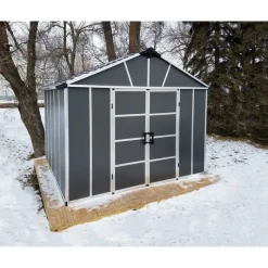 Canopia Yukon Casetta Da Giardino in Policarbonato 271X332X252 cm Grigio