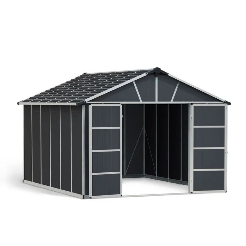 Canopia Yukon Casetta Da Giardino in Policarbonato 395X332X252 cm Grigio
