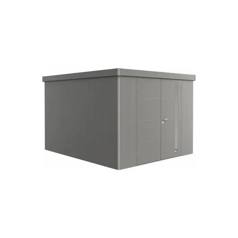 Biohort Casetta da Giardino in Metallo NEO 4C con Porta a Due Battenti