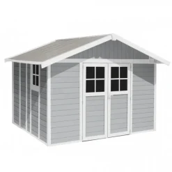 Grosfillex Casetta da Giardino in Resina DECO 11 LIGHT GREY