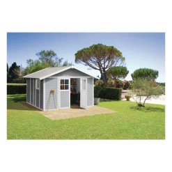 Grosfillex Casetta da Giardino in Resina DECO 11 LIGHT GREY