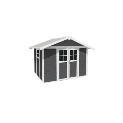 Grosfillex Casetta da Giardino in Resina DECO 7 GREY