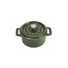 Staub Cocotte 10 cm Verde Basilico in Ghisa