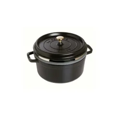 Staub Cocotte con Cestello 26 cm Nera in Ghisa