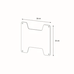 Herstera Connettore Interno per Fioriera Hestera PLANTER DIVIDER 100x40x115 cm