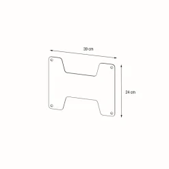 Herstera Connettore Interno per Fioriera Hestera PLANTER DIVIDER 100x40x80 cm