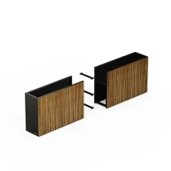 Herstera Connettore Interno per Fioriera DECO PLANTER XIC e DECO DIVIDER 120x40x80 cm