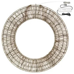 Lotti Corona 3D Marrone Ø 110cm HDM 15000 MicroLED BIANCO CALDO e BIANCO FREDDO