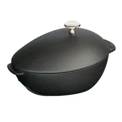 Staub Cozziera 25 cm Nera in Ghisa