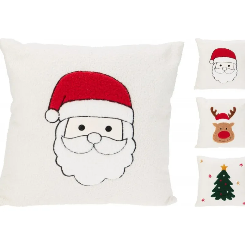 Koopman Cuscino Decorativo Natale Teddy 45x45 cm. Pezzo Singolo