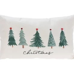Koopman Cuscino Decoravito Alberi Natale 30x50 Cm. Pezzo Singolo