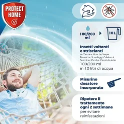 SBM Cyperbase Antizanzara Insetticida Multi Insetto Concentrato 1 litro