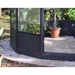 Serre e Giardini Decorazione FIORE su pannello per Serra Professionale