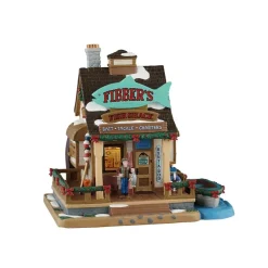 Lemax Fibber's Fish Shack con Alimentatore 4.5V Cod. 55329
