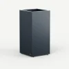 Herstera Fioriera Alta PLANTER COLUMN in Metallo colore Antracite 50x50x100 cm