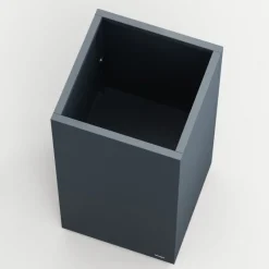 Herstera Fioriera Alta PLANTER COLUMN in Metallo colore Antracite 50x50x100 cm