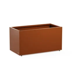 Herstera Fioriera PLANTER 50 in Metallo colore Corten 100x50x50cm