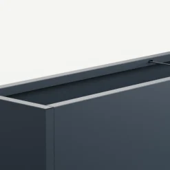 Herstera Fioriera PLANTER 30 in Metallo colore Antracite 150x30x50 cm