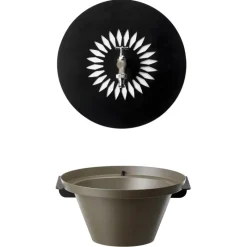 Acquapoint Fontana da Giardino Aquapoint a Parete Wall Fountain Daisy Grigio Tortora