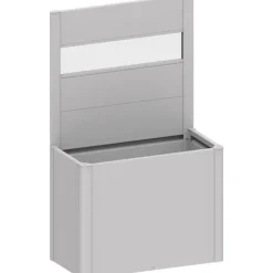 Biohort Frangivista con Elemento Vetro per Aiuola Rialzata in Metallo