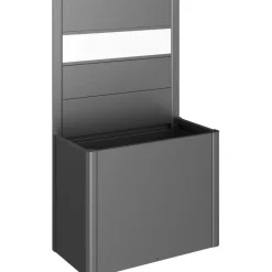 Biohort Frangivista con Elemento Vetro per Aiuola Rialzata in Metallo