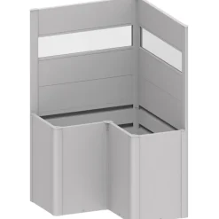 Biohort Frangivista con Elemento Vetro per Fioriera BELVEDERE L in Metallo