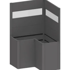 Biohort Frangivista con Elemento Vetro per Fioriera BELVEDERE L in Metallo