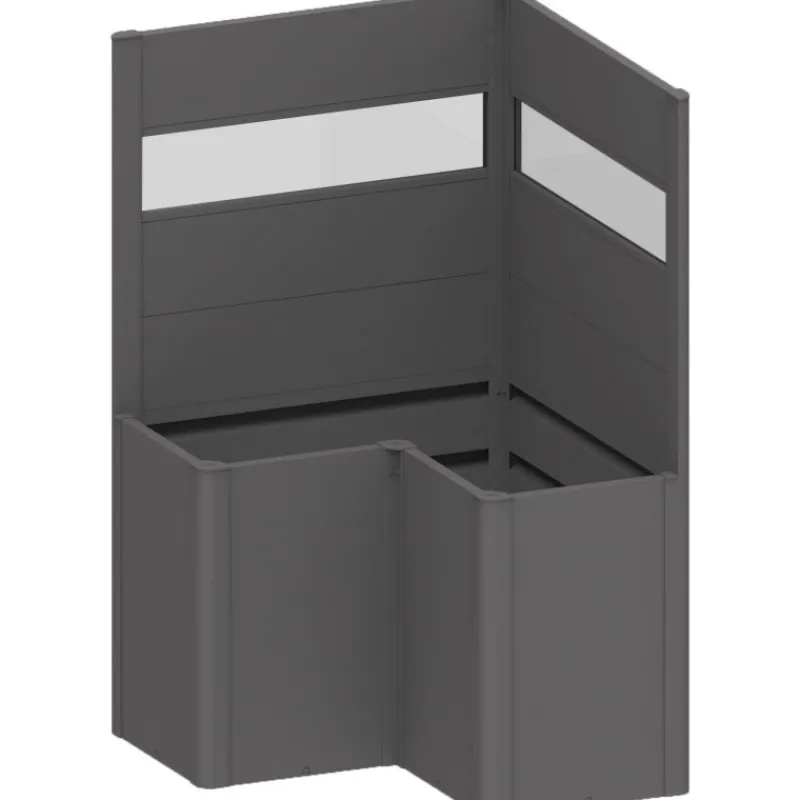 Biohort Frangivista con Elemento Vetro per Fioriera BELVEDERE L in Metallo