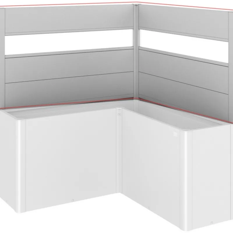 Biohort Frangivista con Elemento Vetro per Fioriera BELVEDERE L in Metallo