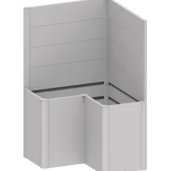 Biohort Frangivista per Aiuola Rialzata a L in Metallo